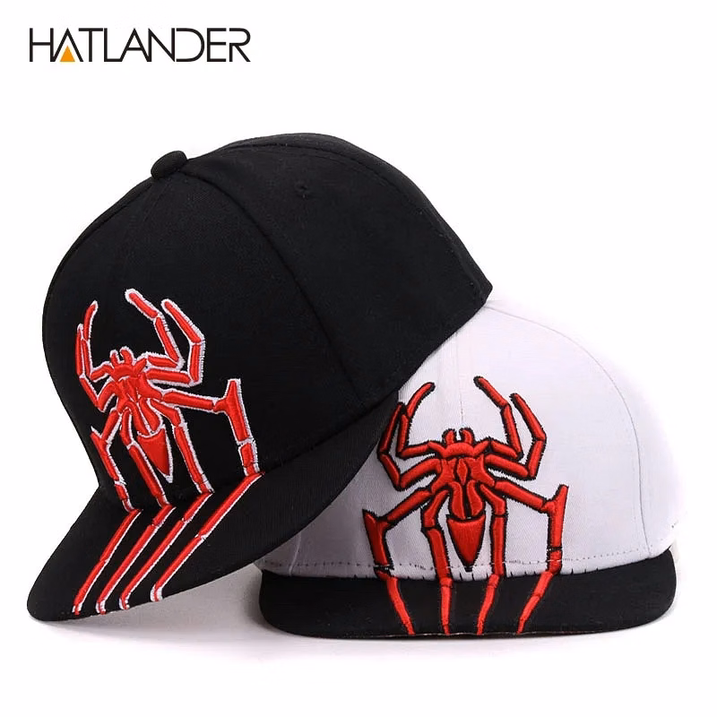 Spider Kids Snapback Hat for Ages 3-10