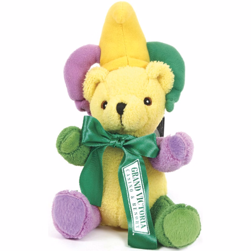 7" Mardi Gras Bear