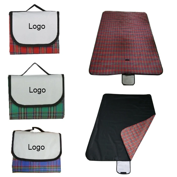 Picnic Blanket with waterproof backing 1