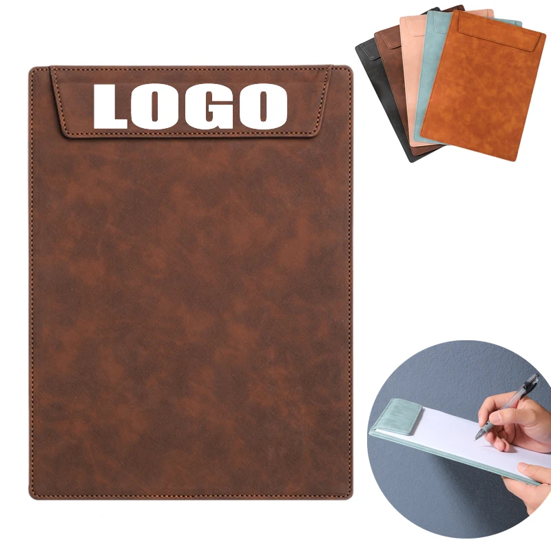 PU Leather A4 Business Hotel Magnet ClipBoard & Writing Pad 1