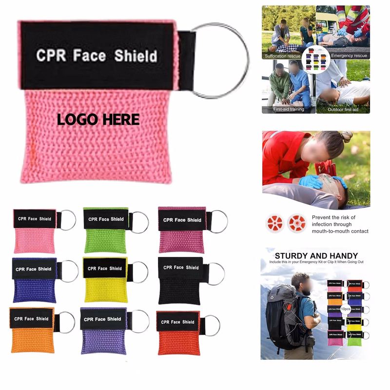Disposable CPR Mask With One-Way Valve for First Aid