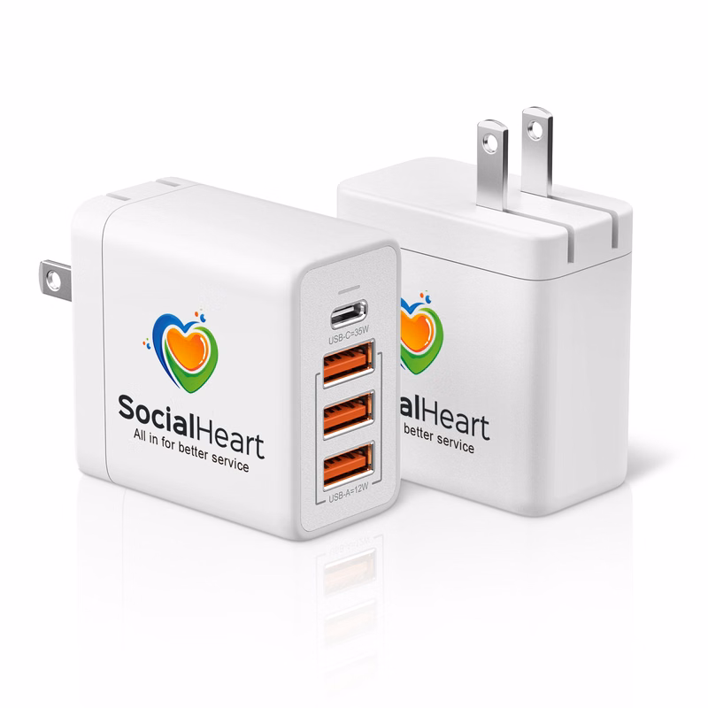 Cirtek® 4-Port Foldable 35W Wall Charger