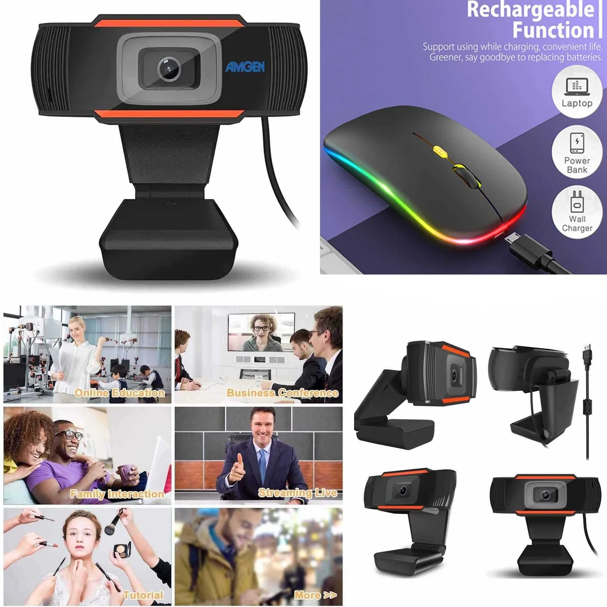 iBank ® Webcam with Microphone for Desktop or Laptop Computers 1