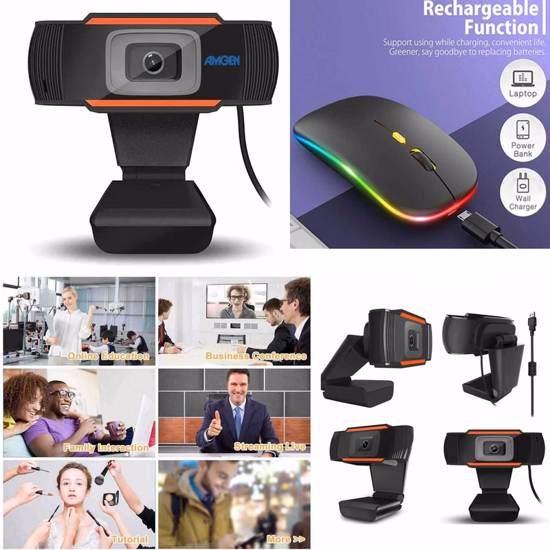 iBank ® Webcam with Microphone for Desktop or Laptop Computers