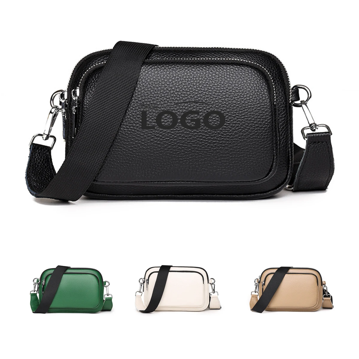 Compact Leather Crossbody Bag ?C Chic & Elegant 1