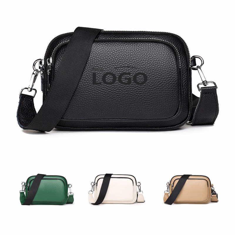 Compact Leather Crossbody Bag ?C Chic & Elegant