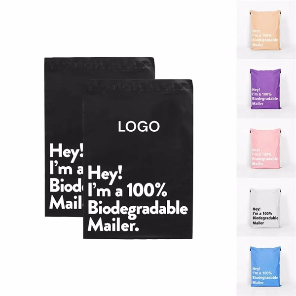 Custom 13 x 10 inch Compostable Mailer Bags — Full-Color Sustainable Packaging Solution