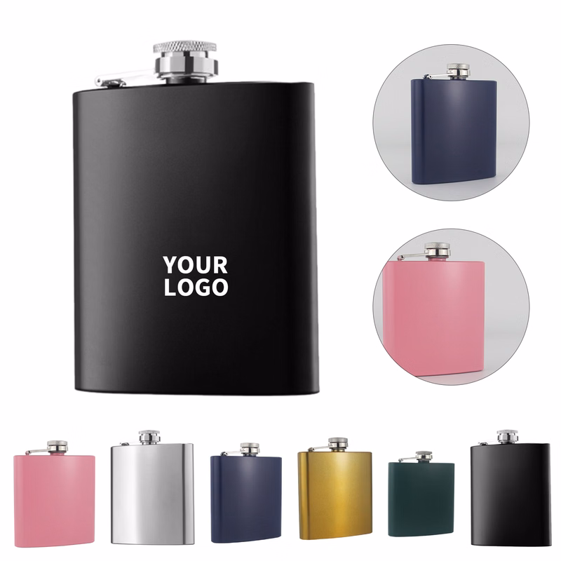 Stainless Steel Hip Flask 6 Ounce Pocket Size