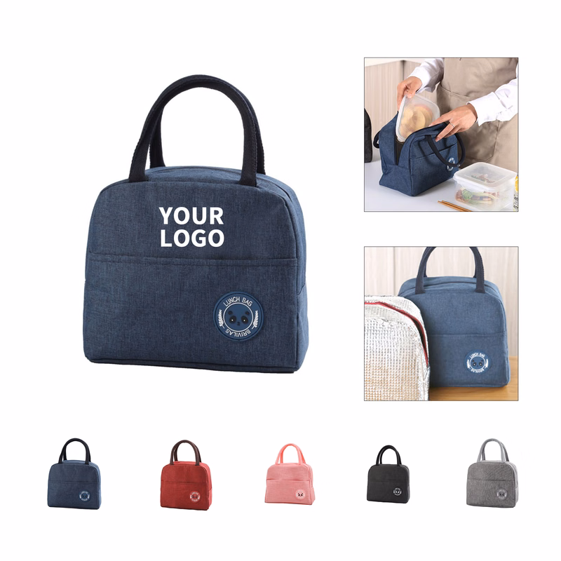 Oxford Insulated Cooler Bag With Front Pocket