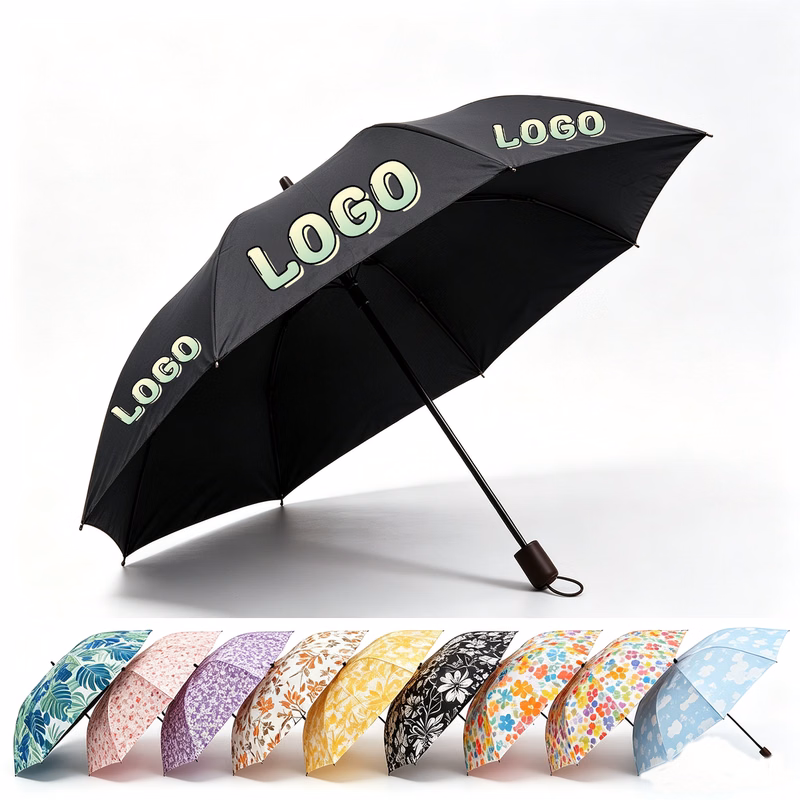 Full Print Auto Open Folding Umbrella