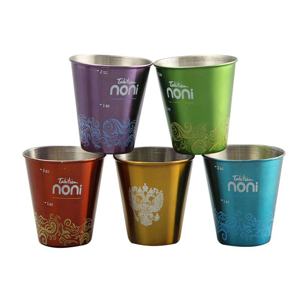 2 OZ. Stainless Steel Wine Cup Shot Glass 1