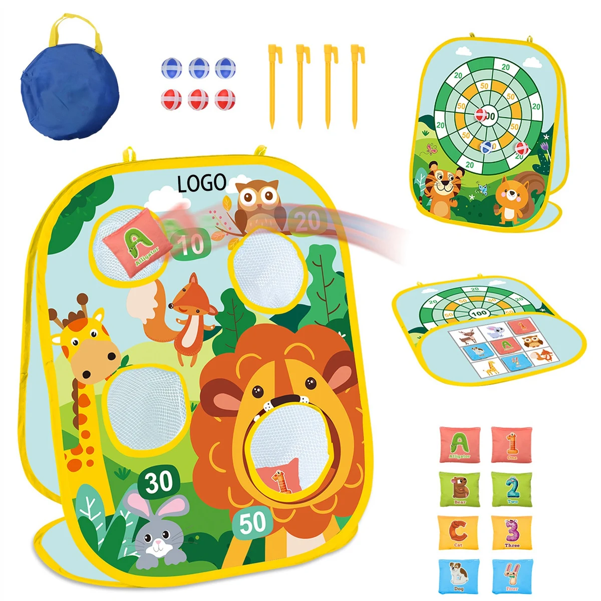 Animal Bean Bag Toss Game 1