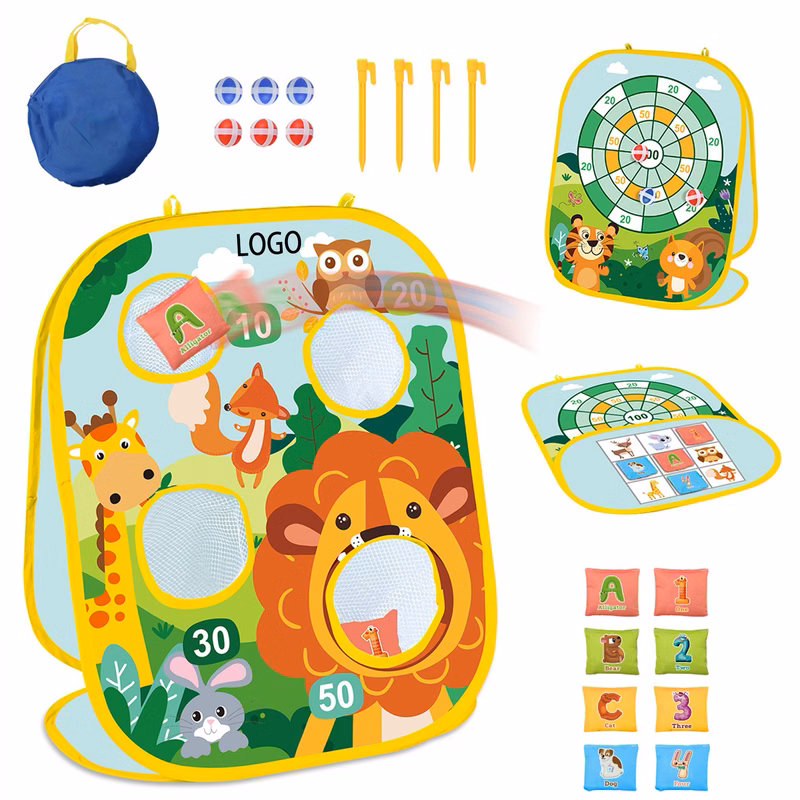 Animal Bean Bag Toss Game