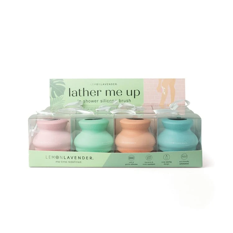 Shower Silicone Body Scrubbers - 4 Colors 1