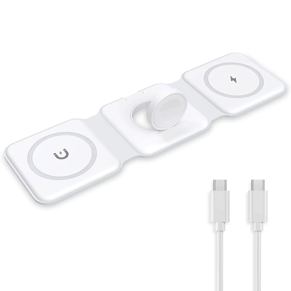 3 In 1Foldable Magnetic Charger Station 1