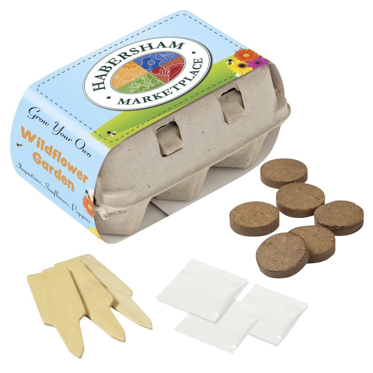 Grow Your Own Wildflower Garden Kit w/Seeds 1