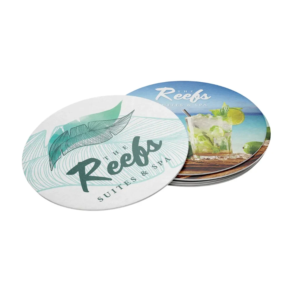 Circle Pulpboard Coaster 1