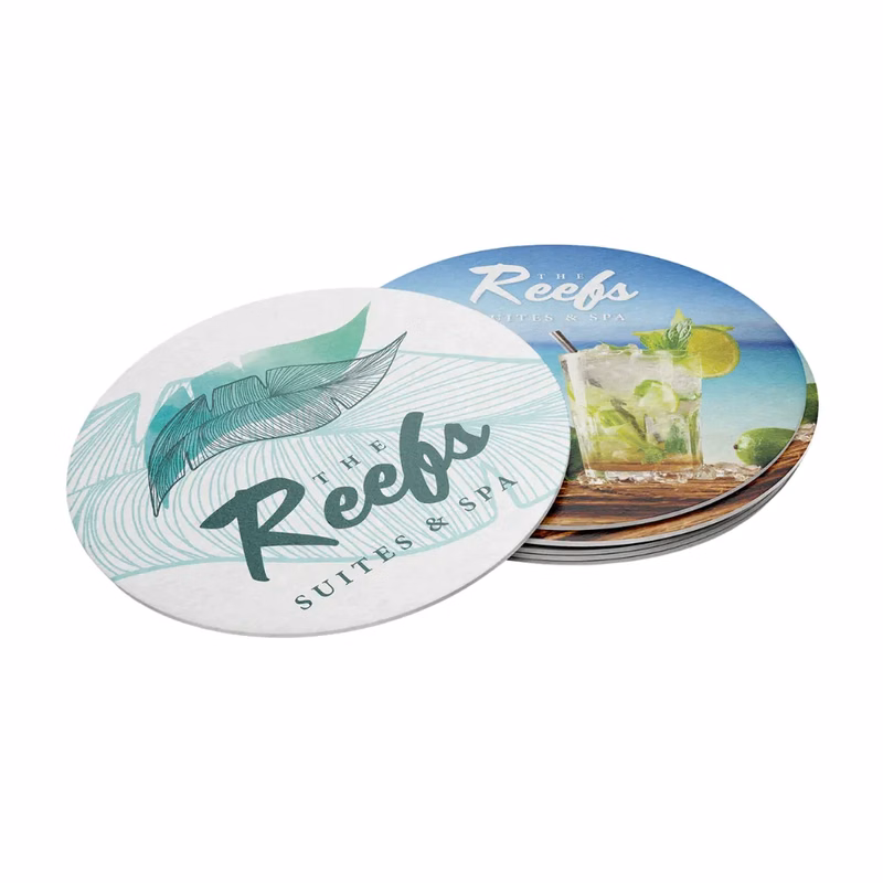 Circle Pulpboard Coaster