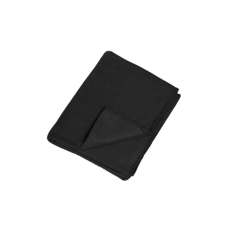 "50x60" Value Fleece Blanket - Black 1