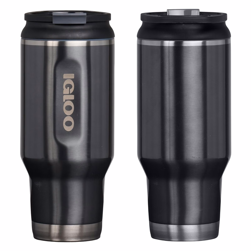 Igloo 32 oz Stainless Steel Travel Mug with Flip n’ Sip Lid