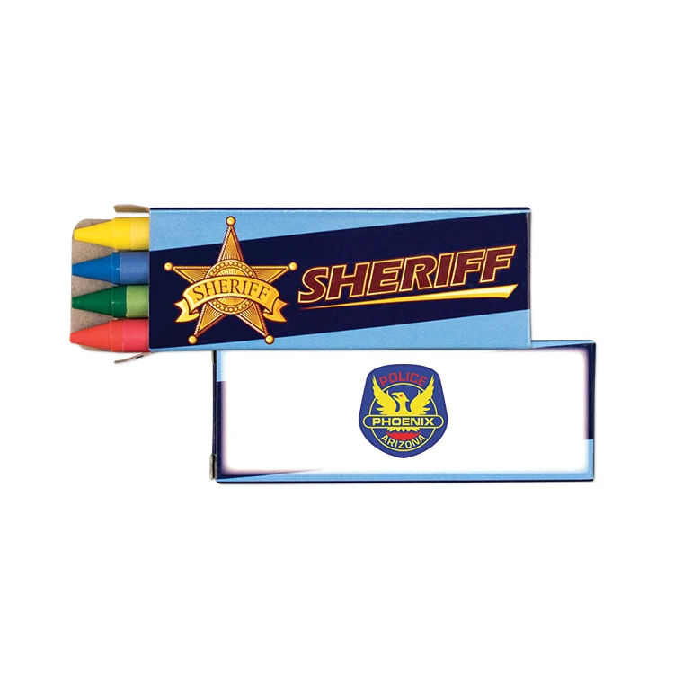 4 Pack Sheriff Crayons 1