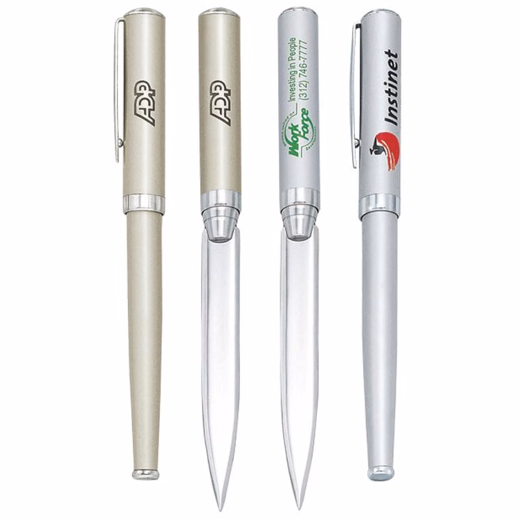 Runt III Cap-Off Brass Rollerball Pen & Letter Opener