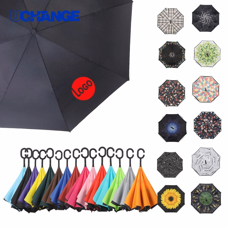 C Handle Reverse Large Inverted Umbrella
