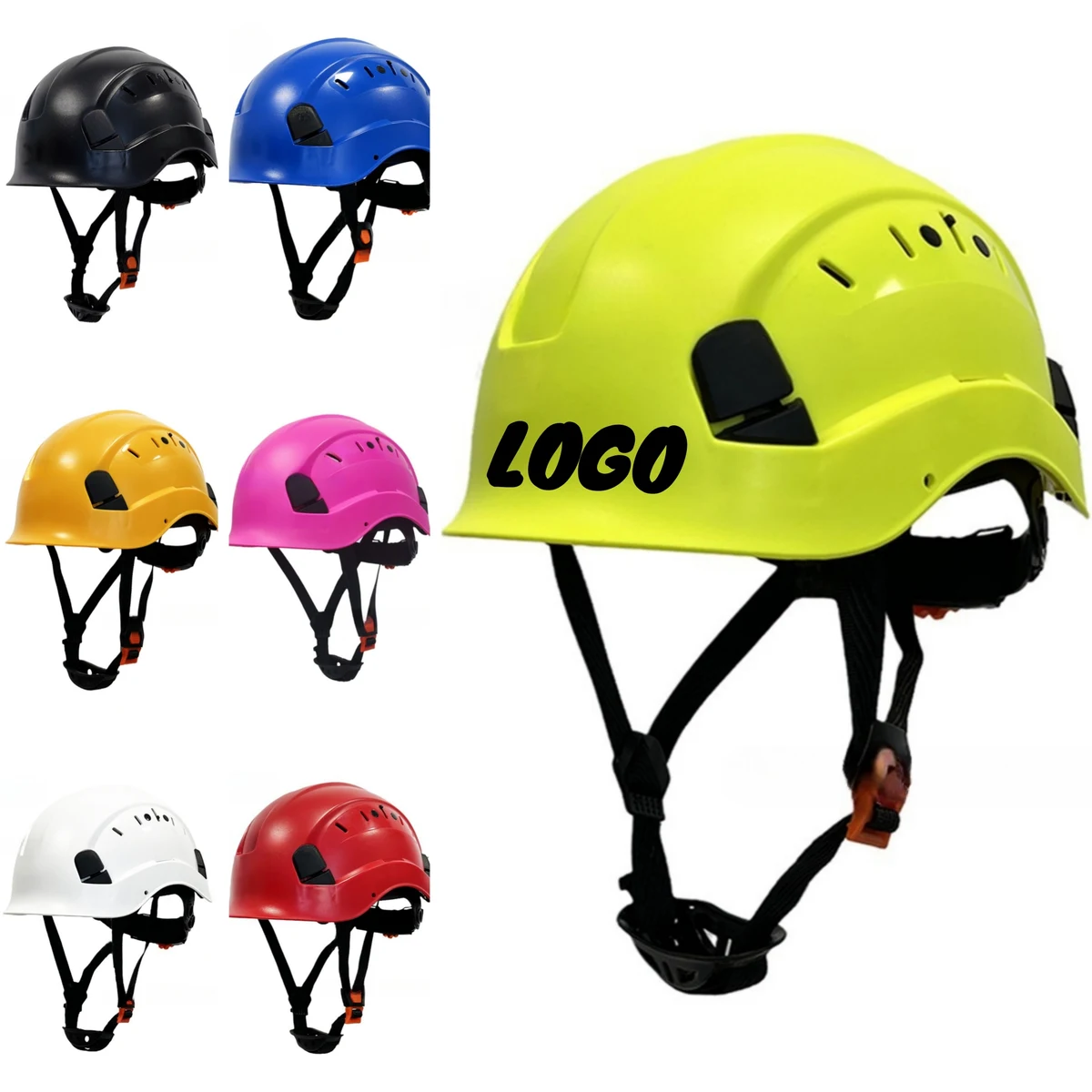 Pin Lock 6 Point Suspension Construction Hard Hats 1