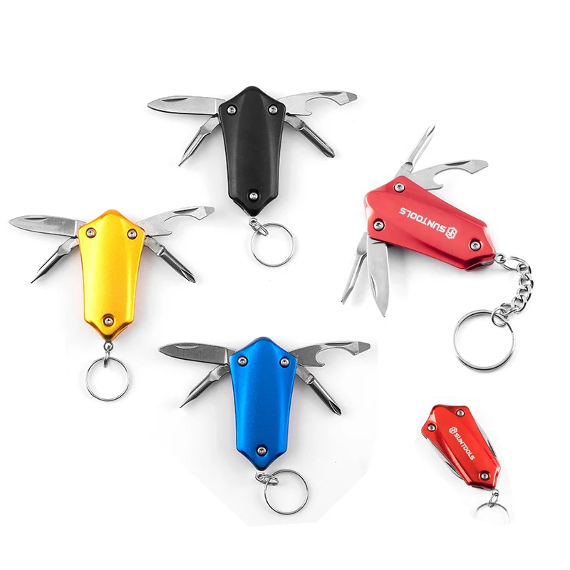 Mini Multi-Function Folding Knife Keychain 1