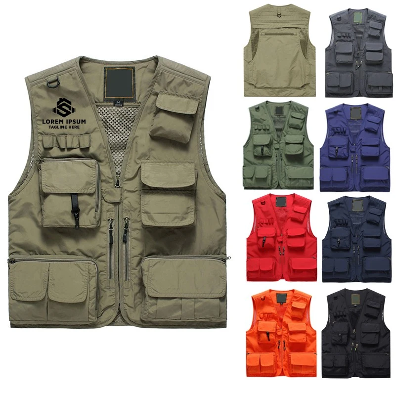 Casual Outdoor Work Safari Fishing Phote Vest 1