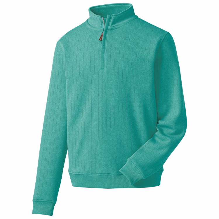 FootJoy Drop Needle Half-Zip Pullover with Gathered Waist