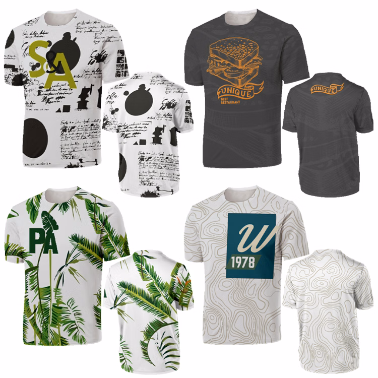 Two Side Full Sublimation On Traditional T-Shirt