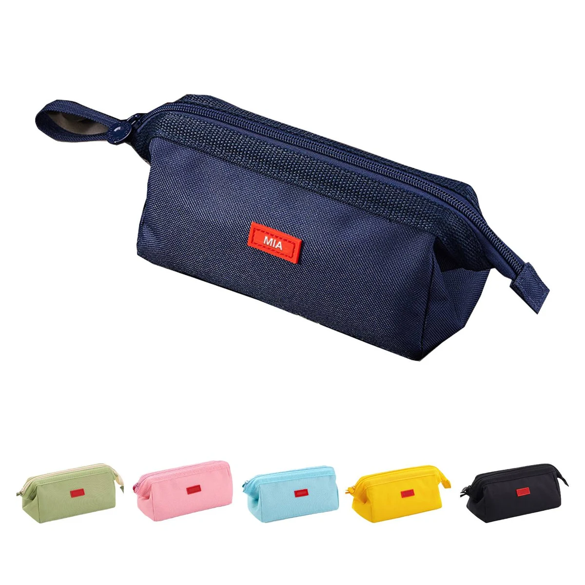 Portable Zipper Pencil Case Pouch Bag 1