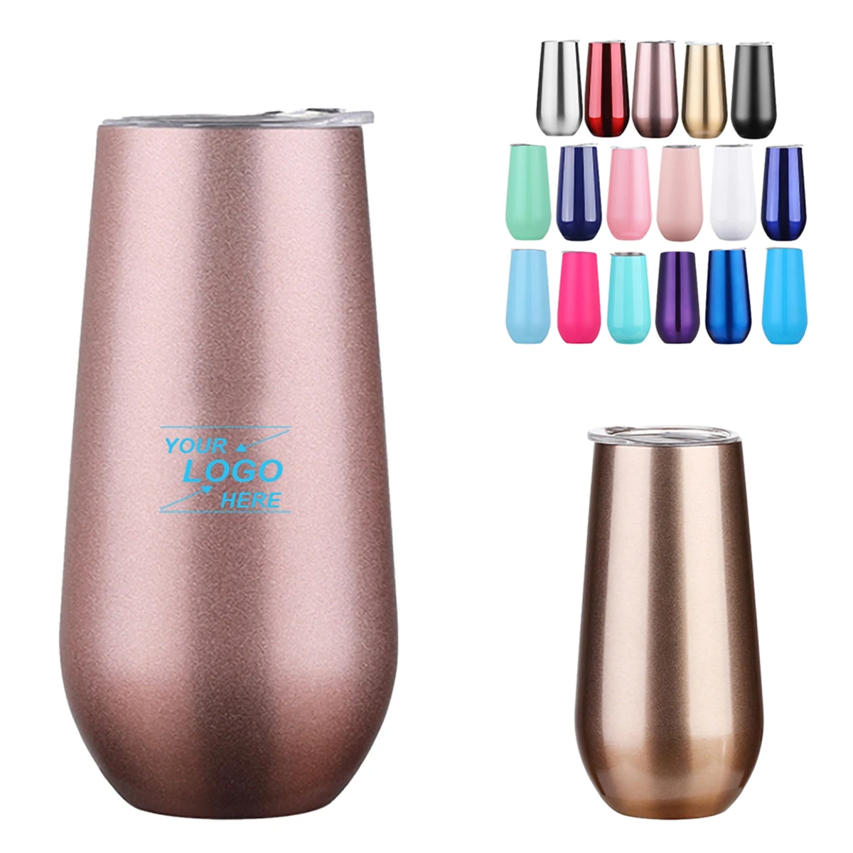 6 Oz. Vacuum Insulated Wine Tumbler 1