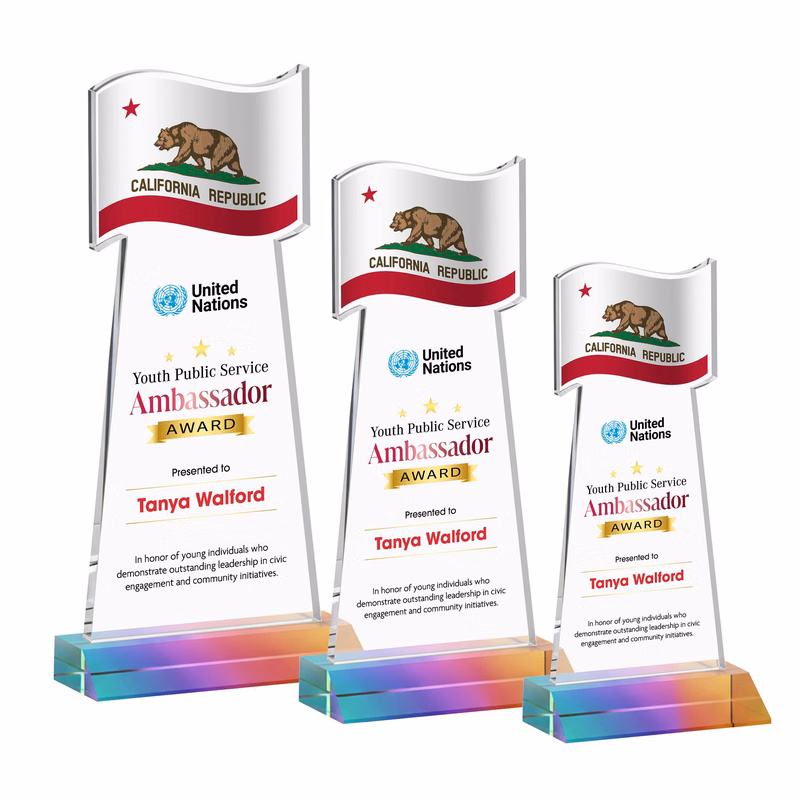 Flag VividPrint™ Award - Prismatic