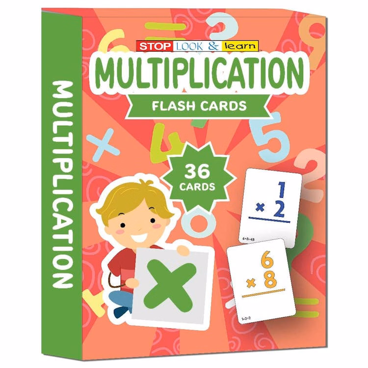 Flash Card Sets Multiplication