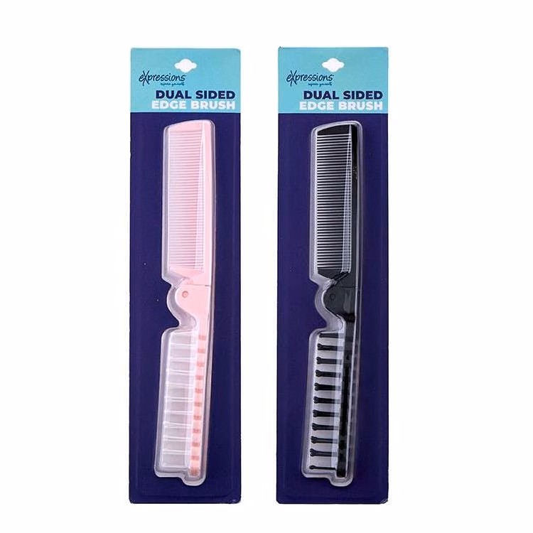 Duel Sided Folding Comb and Brush