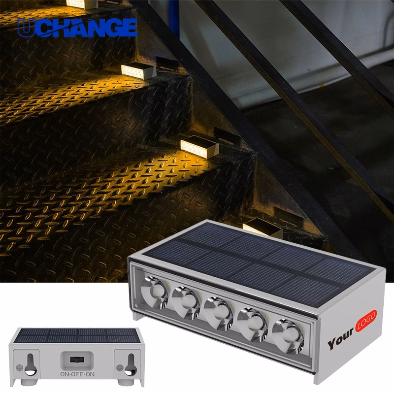 Solar Outdoor Stair Step Light