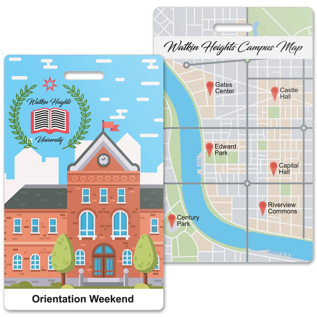 Full Color ID Badge - 2-1/2" x 4.25" 1