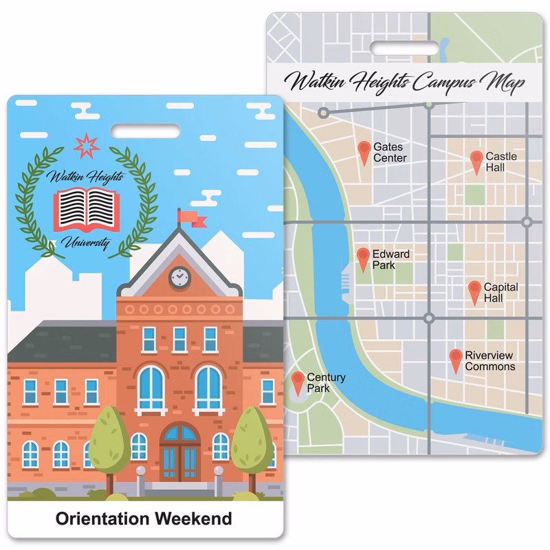 Full Color ID Badge - 2-1/2" x 4.25"