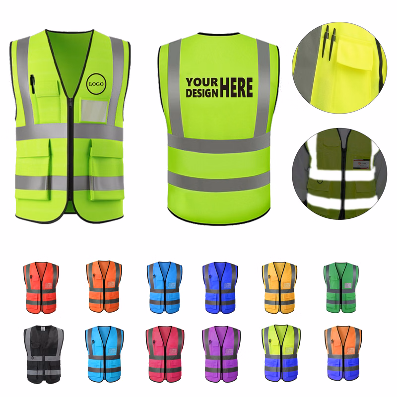 Reflective High-Visibility Safety Vest