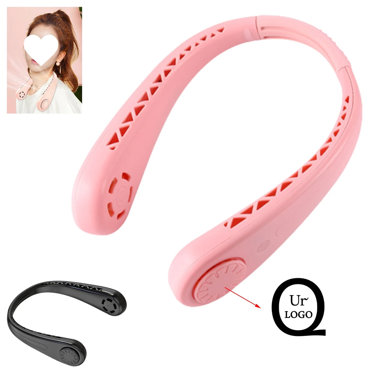 Mini Hand Free Portable Sports Neck Fan 1