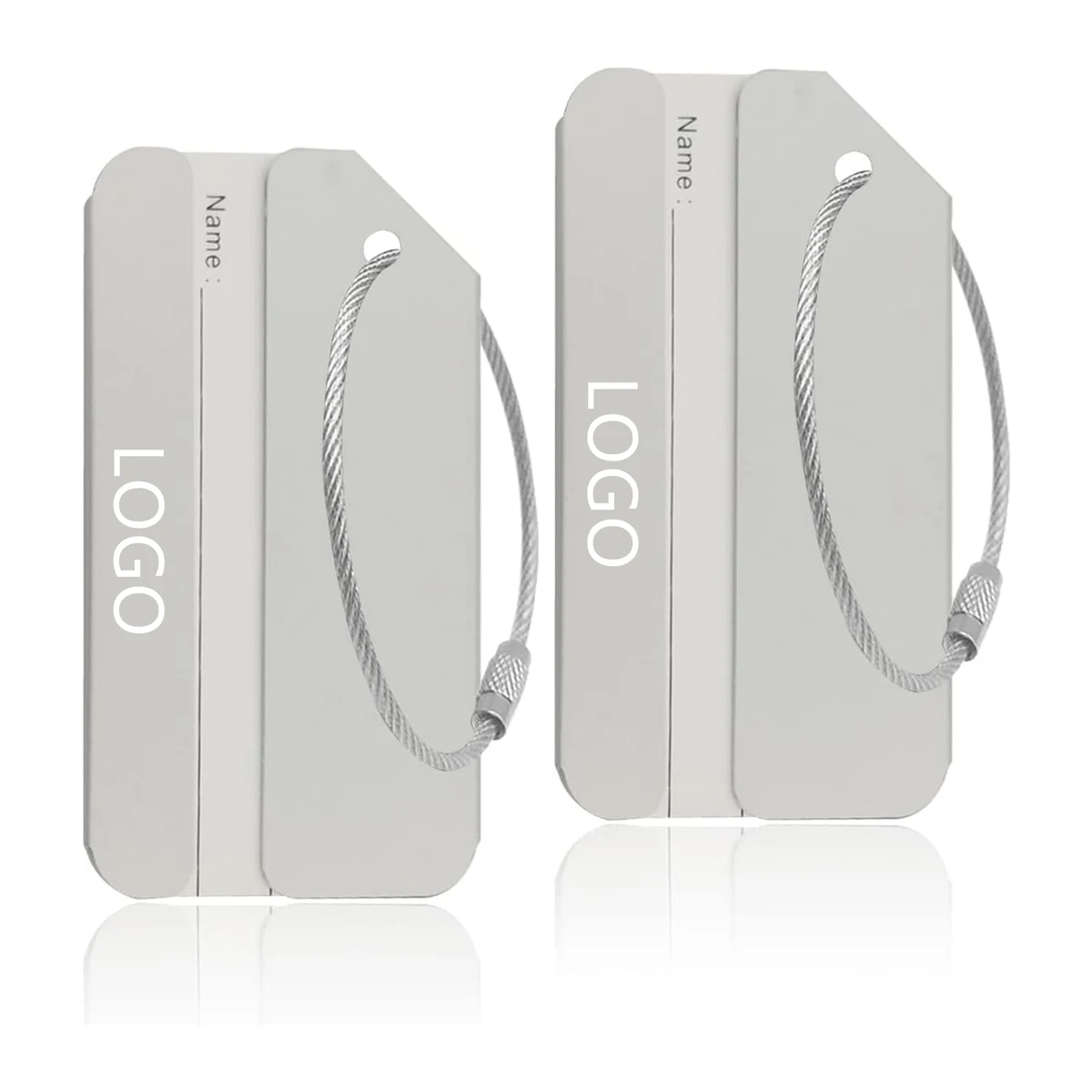 Aluminum Luggage Tags Travel Baggage 1