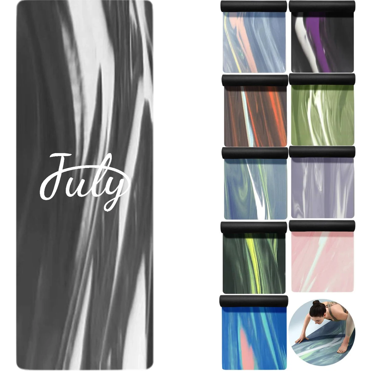 Extra Thick Natural Rubber Yoga Mat 1
