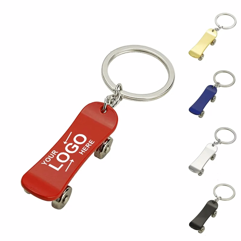 Mini Scooter Metal Keychain
