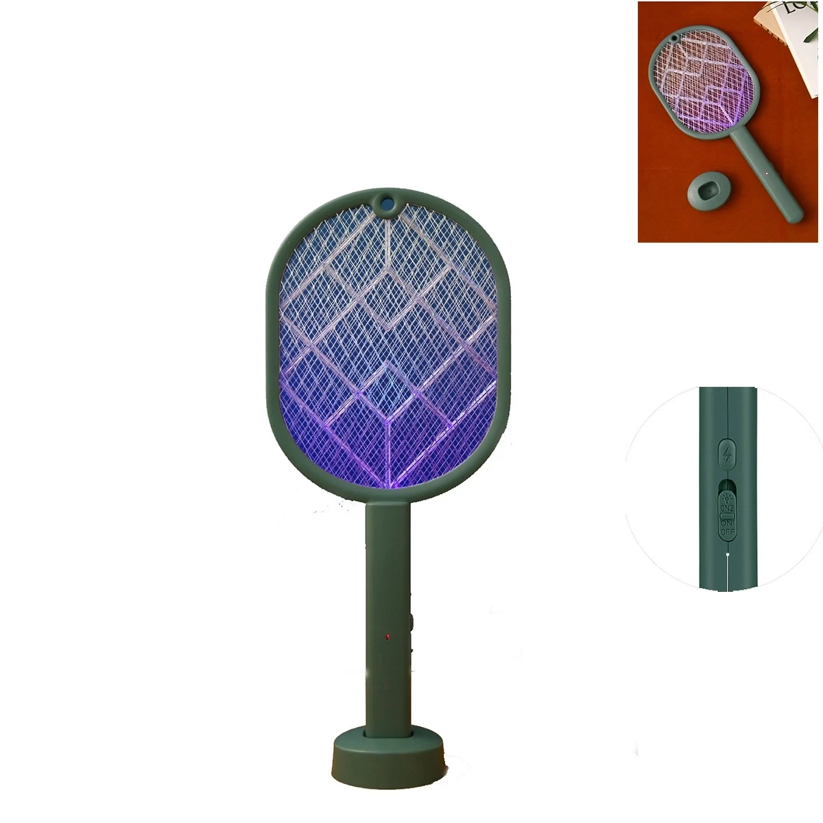 High Voltage Handheld Electric Fly Swatter Bug Zapper 1