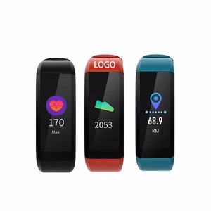 Smart Fitness Bracelet With Heart Rate Body Temperature Monitor