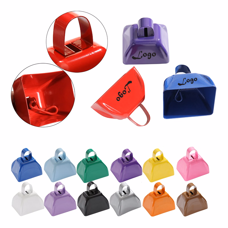Hand-Operated Cheering Cow Bell