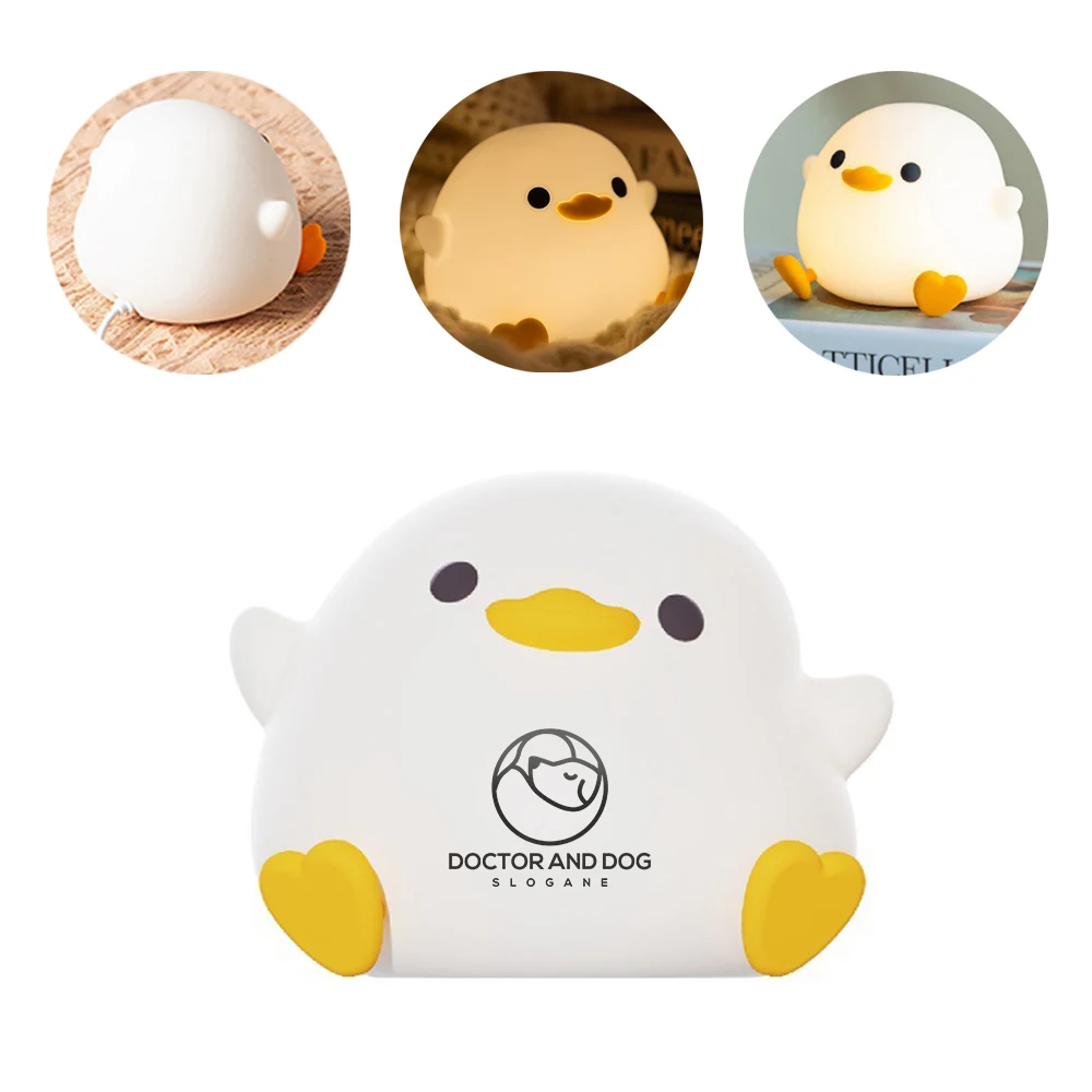 DODO Duck Silicone Tap Control Night Light 1