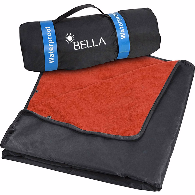 Polyester Multifunctional outdoor windproof with cap blanket